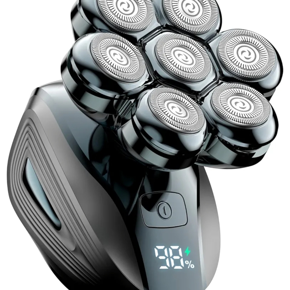 Electric Rotary Shaver with LED Display